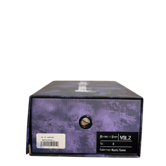 Revenge x Storm Vol. 2 Hi Top Sneakers - Fabric -  Black Flame 8 US*New in Box - Picture 3 of 7